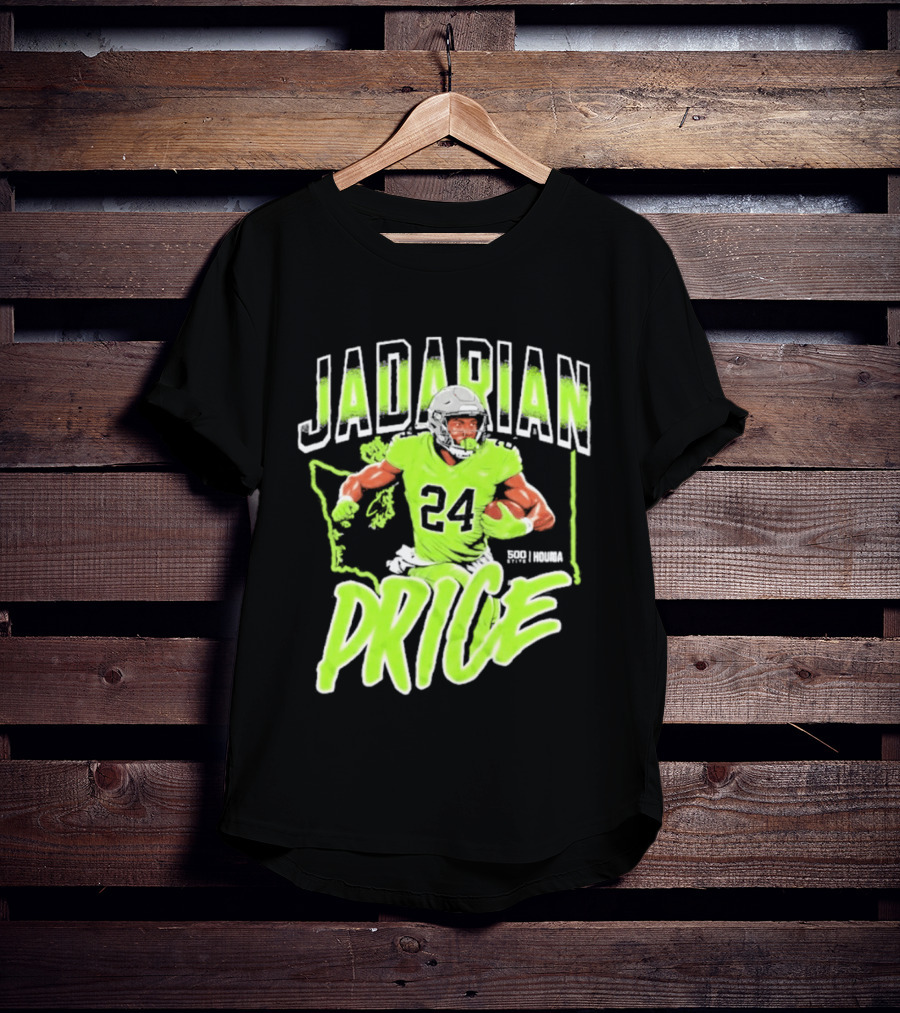 Jadarian Price 24 Seattle Football Running Back T-Shirt