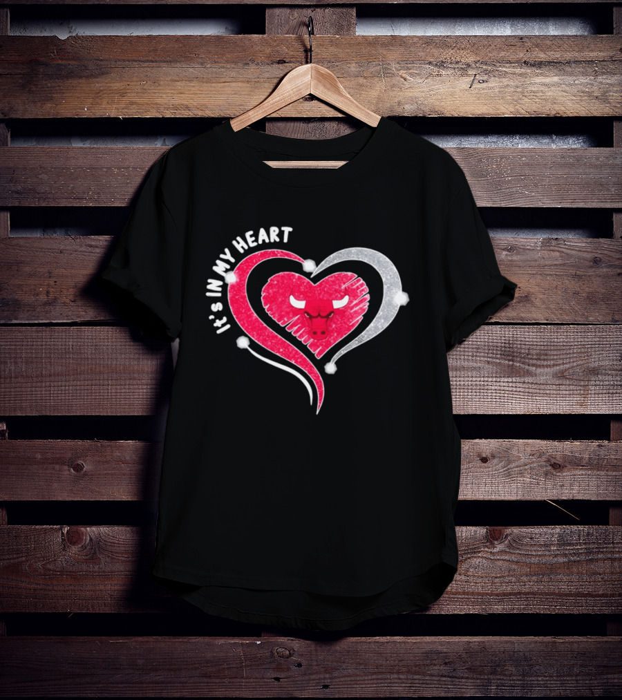 Chicago Bulls It's In My Heart Basketball NBA 2026 T-Shirt