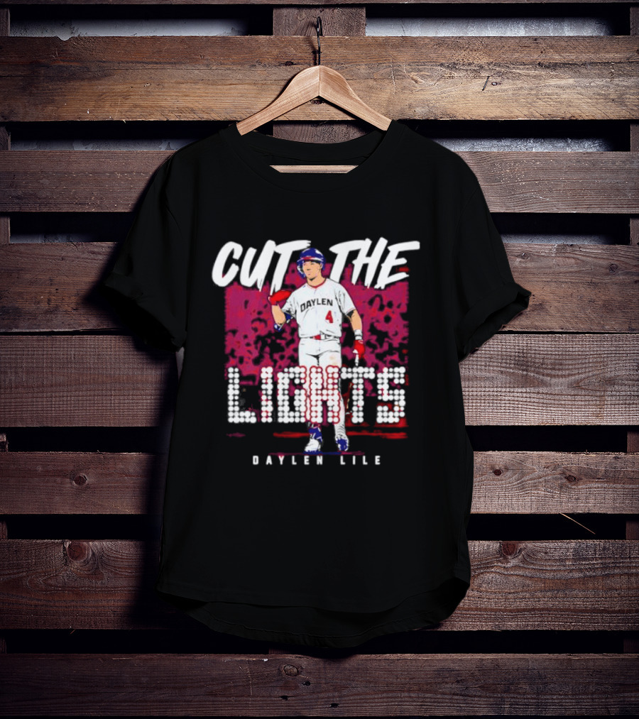 Daylen Lile Cut The Lights Washington Nationals MLB T-Shirt