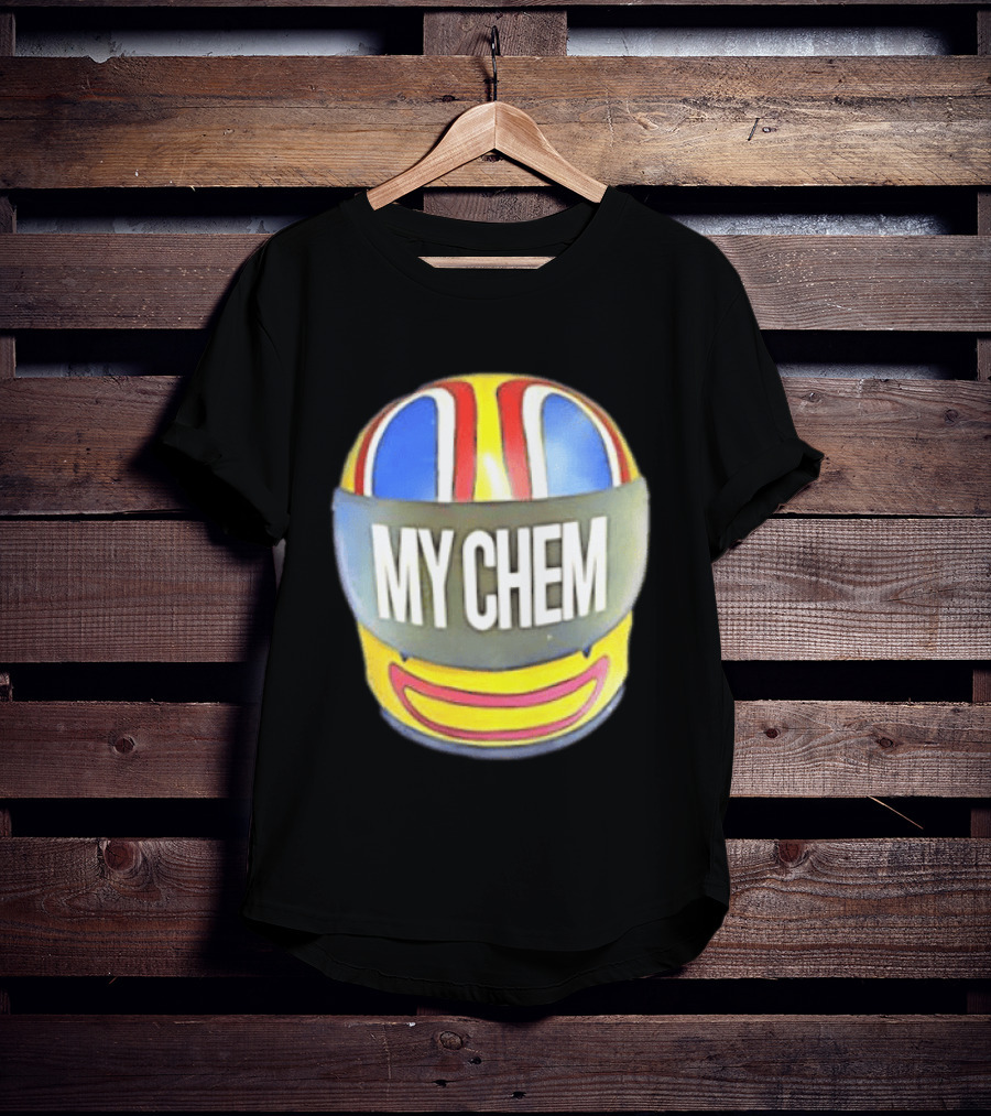 My Chem Helmet My Chemical Romance Music Lover Vibrant Racing T-Shirt