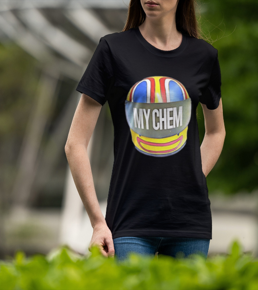 My Chem Helmet My Chemical Romance Music Lover Vibrant Racing T-Shirt