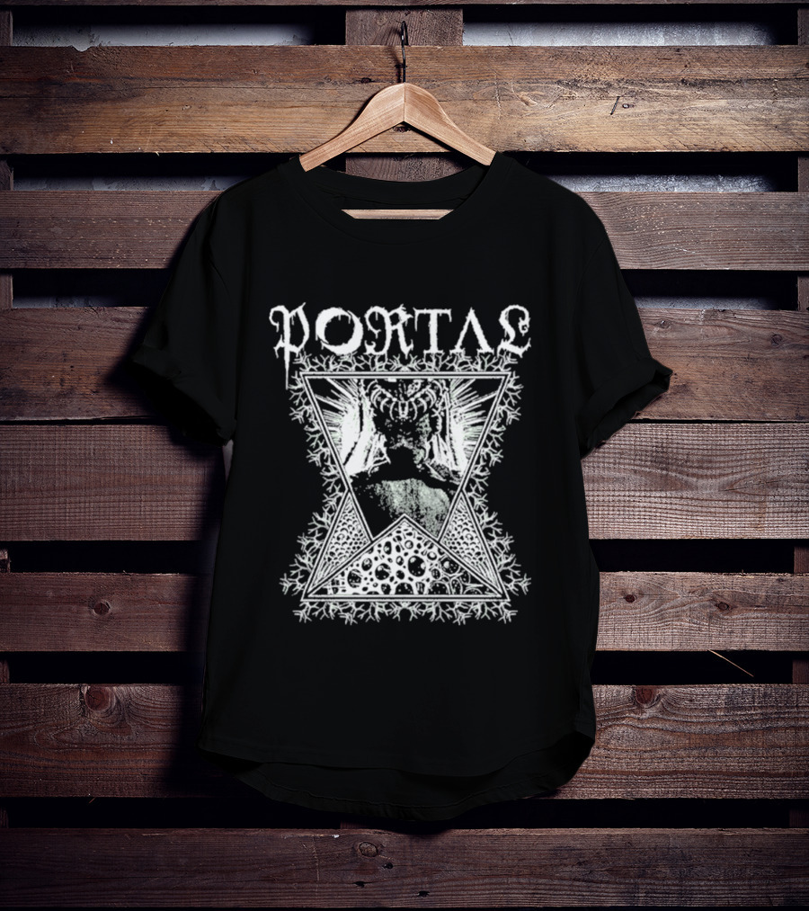 Portal Vexation Symmetrical Hourglass Winged Snowflake T-Shirt