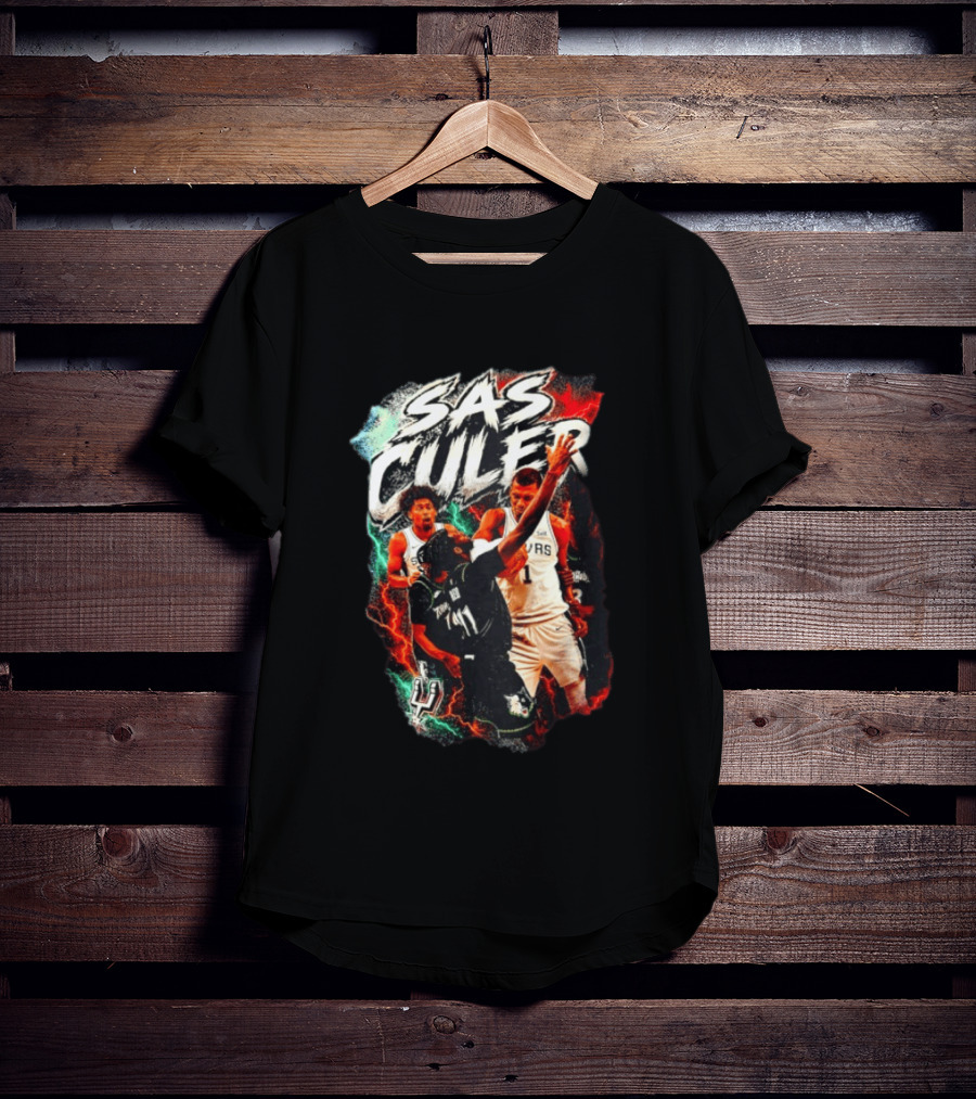 San Antonio Spurs SAS Culero NBA Basketball Dylan Harper Storm T-Shirt
