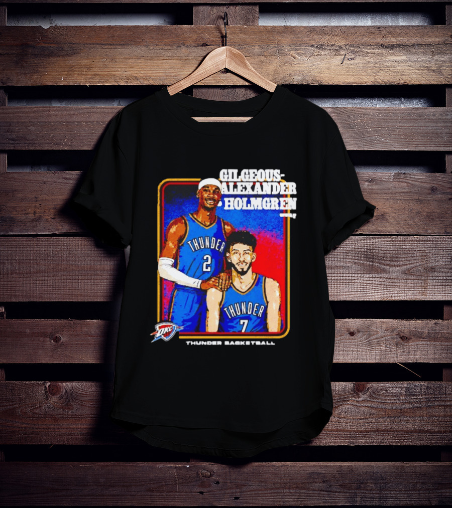 Gilgeous Alexander Holmgren OKC Thunder Basketball Step Brothers T-Shirt