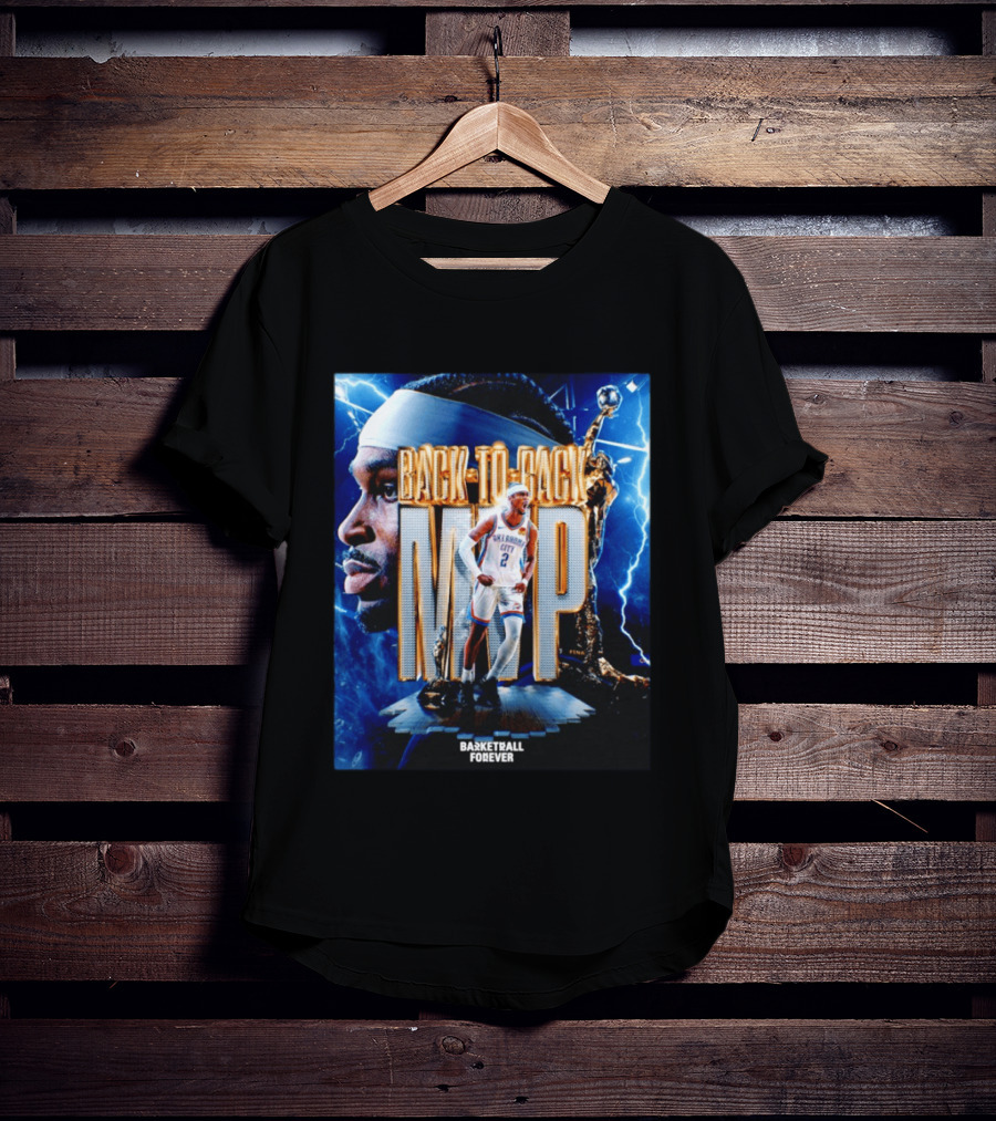 Back To Back MVP Oklahoma City Basketball Forever T-Shirt