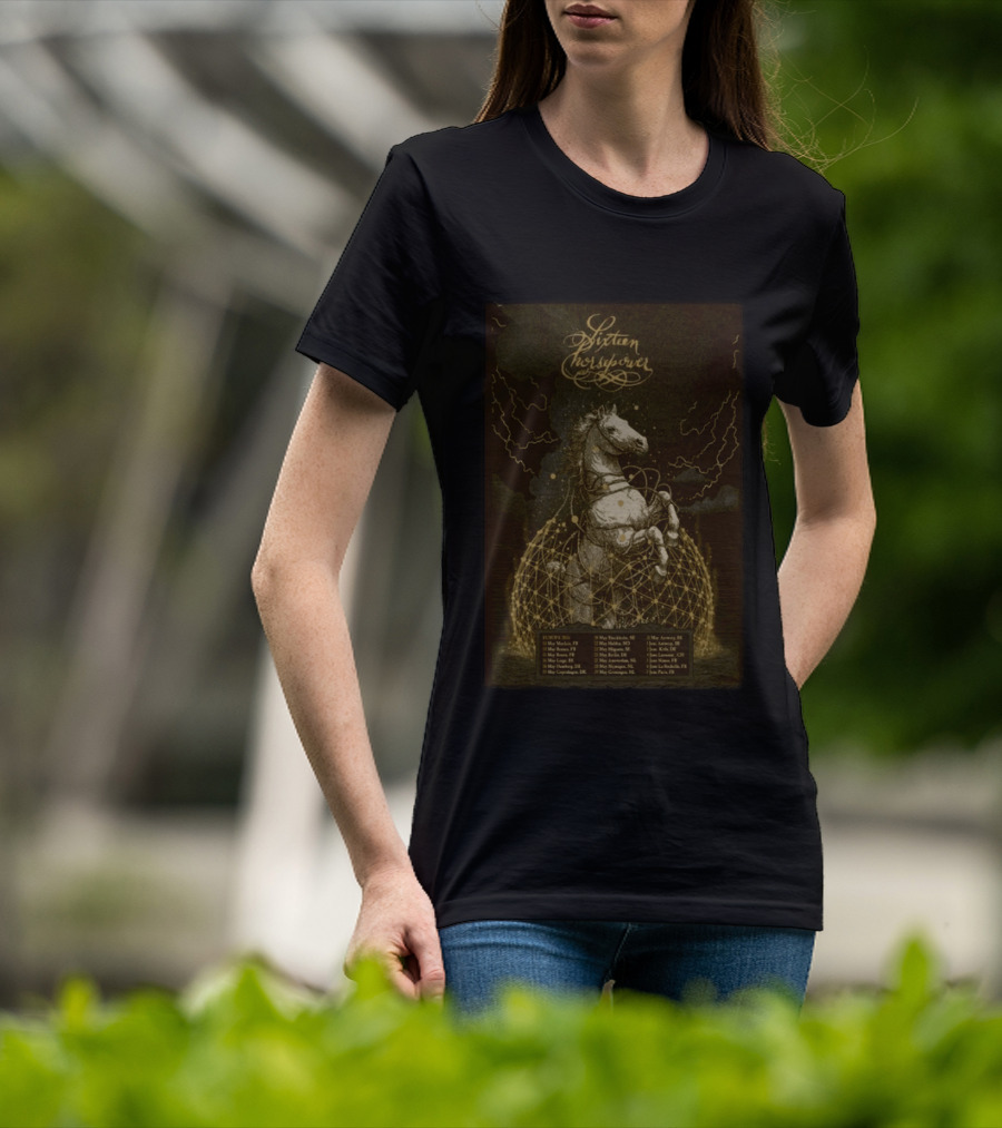 Sixteen Horsepower 2026 Europe Tour Dates With Intricate Horse T-Shirt