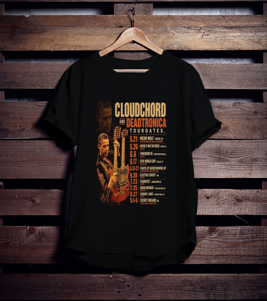 Cloudchord And Deadtronica Tourdates 2026 Meow Wolf Denver Secret Dreams Ohio T-Shirt