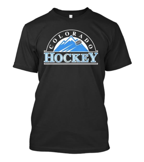 Colorado Avalanche Hockey Mountain Curve T-Shirt