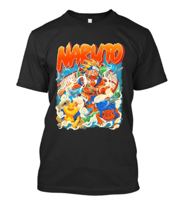 Naruto Uzumaki Toad Summoning Adventure Anime Ninja T-Shirt