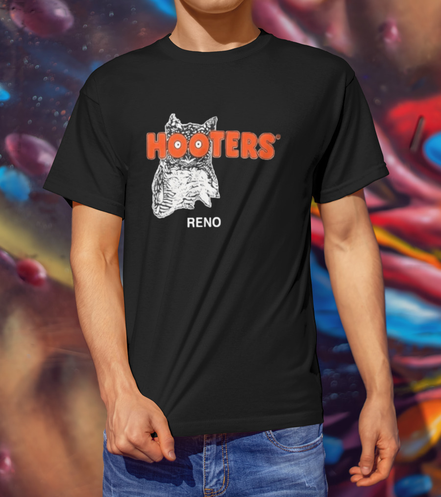 Naz Reid Hooters Reno Owl T-Shirt