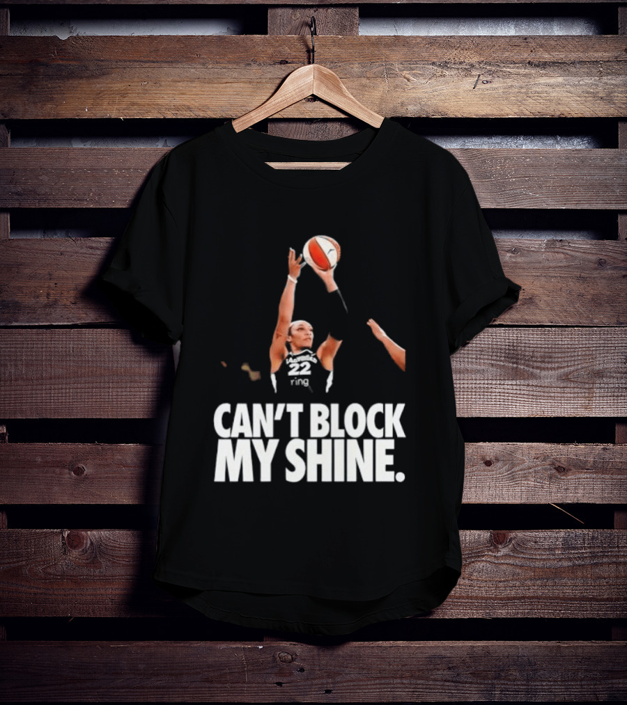 Can't Block My Shine A'ja Basketball Inspirational T-Shirt