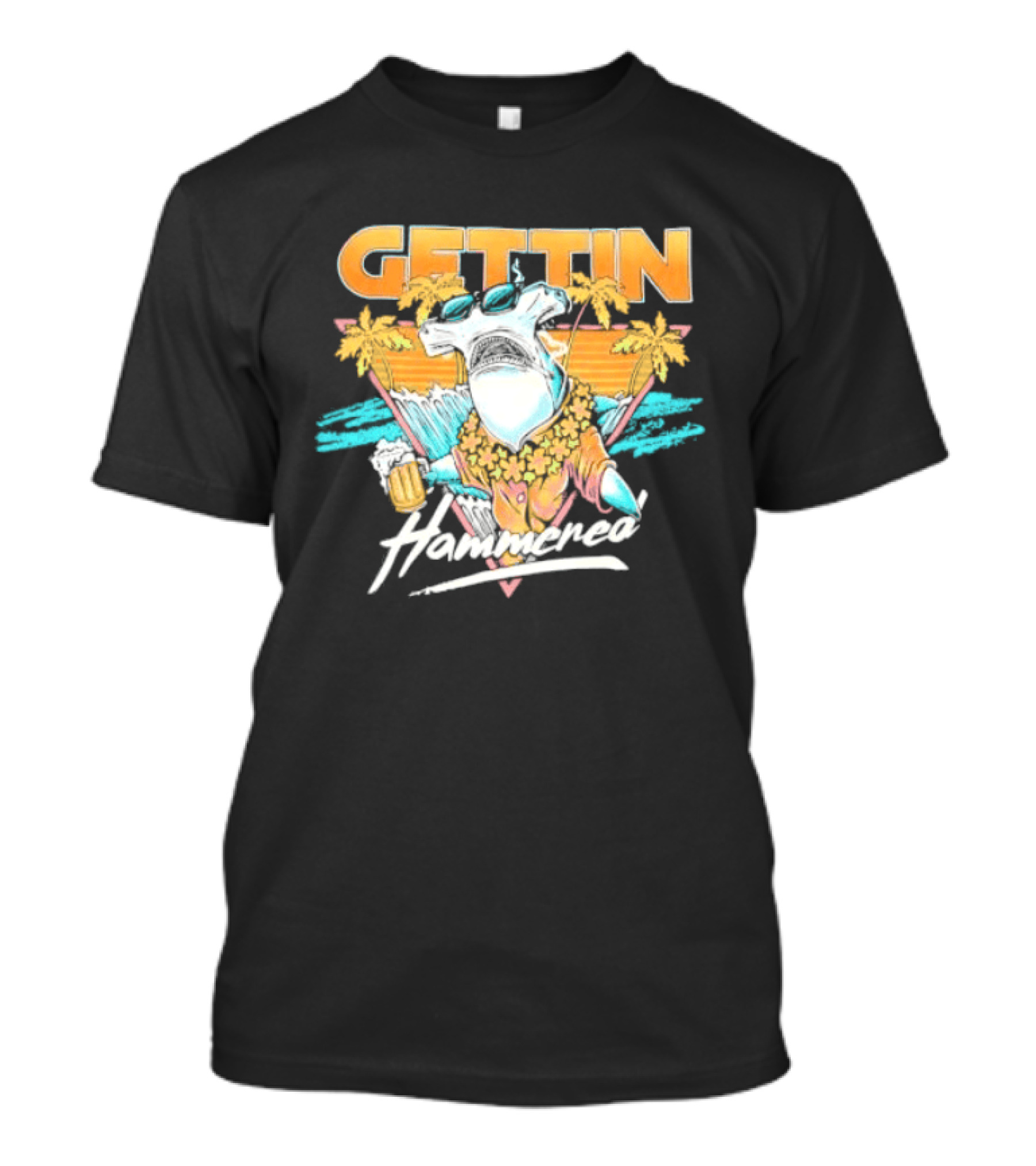 Gettin' Hammerhead Tropical Beach Vibes T-Shirt