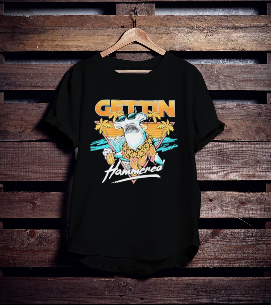 Gettin' Hammerhead Tropical Beach Vibes T-Shirt