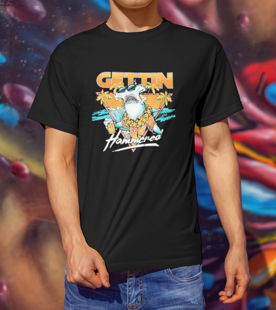 Gettin' Hammerhead Tropical Beach Vibes T-Shirt