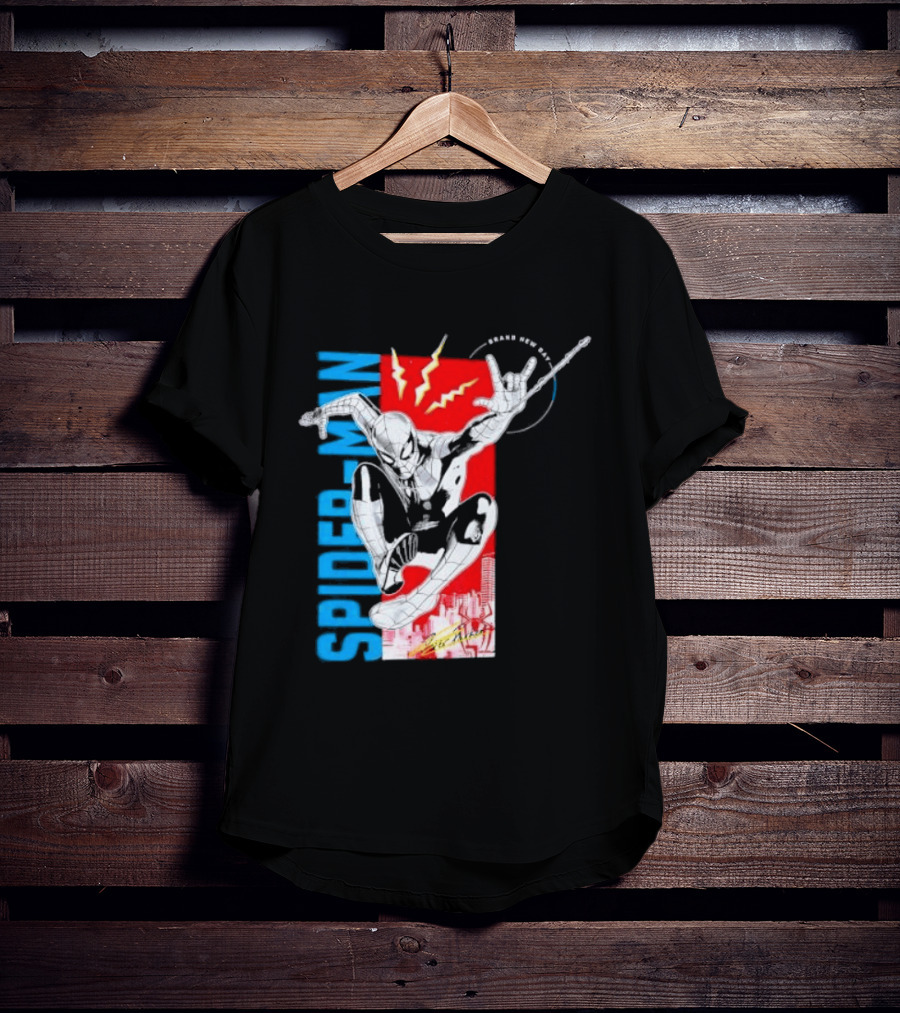 Spider Man Web Slinging Marvel Universe Brand New Day T-Shirt