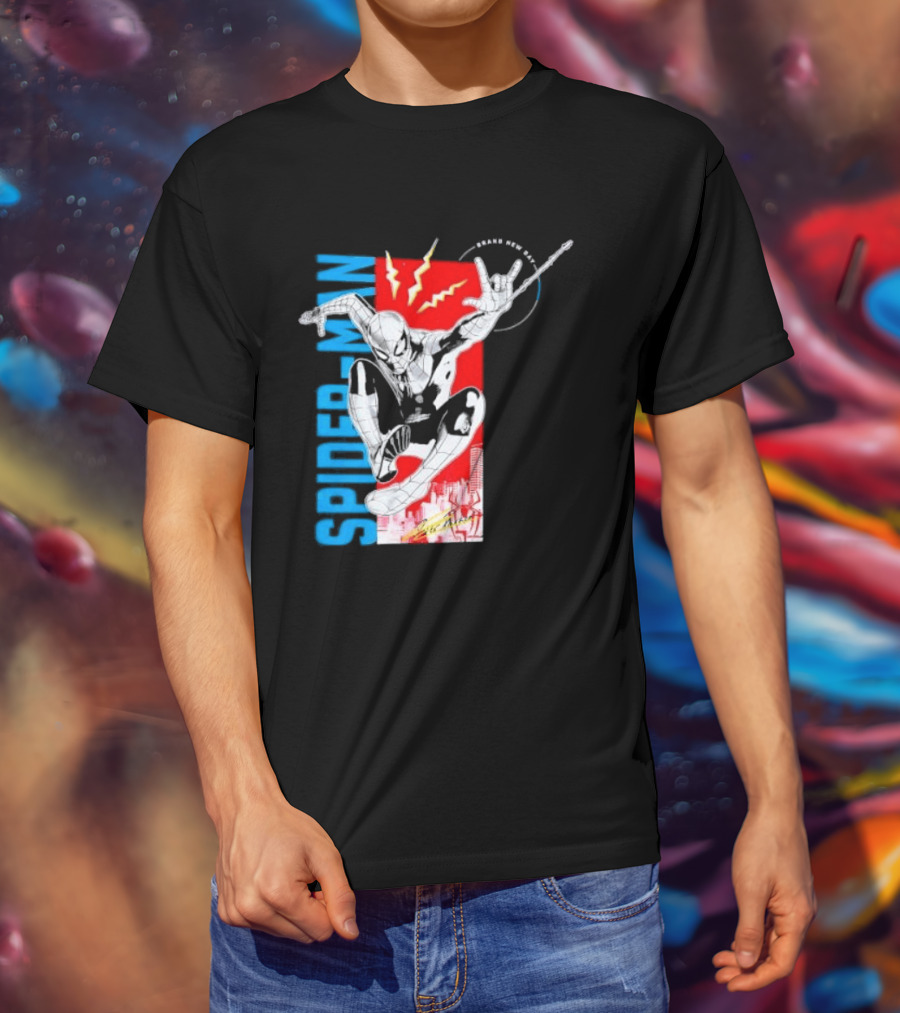 Spider Man Web Slinging Marvel Universe Brand New Day T-Shirt
