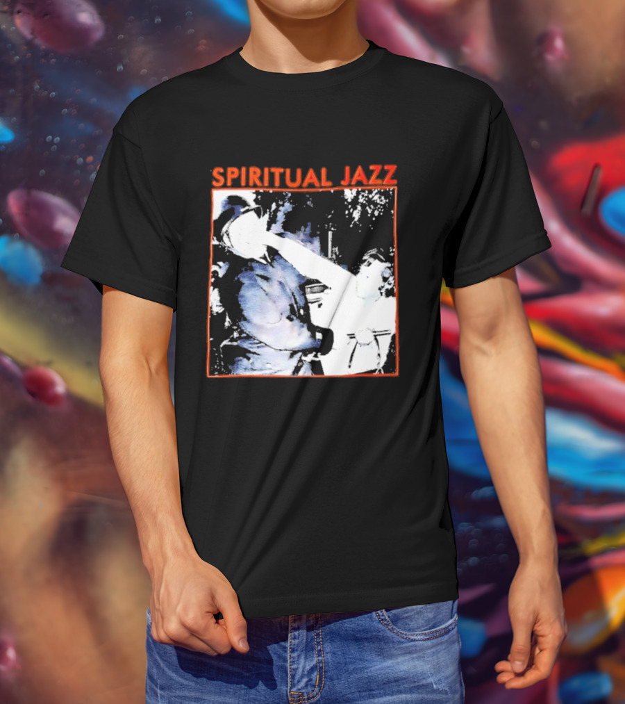 Spiritual Jazz Horn Player Watercolor T-Shirt