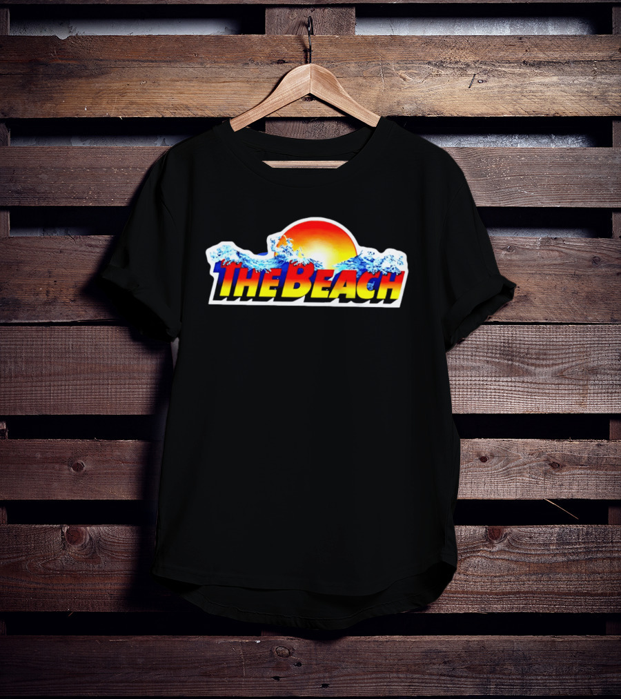 The Beach Waterpark Vintage Sunset Wave T-Shirt