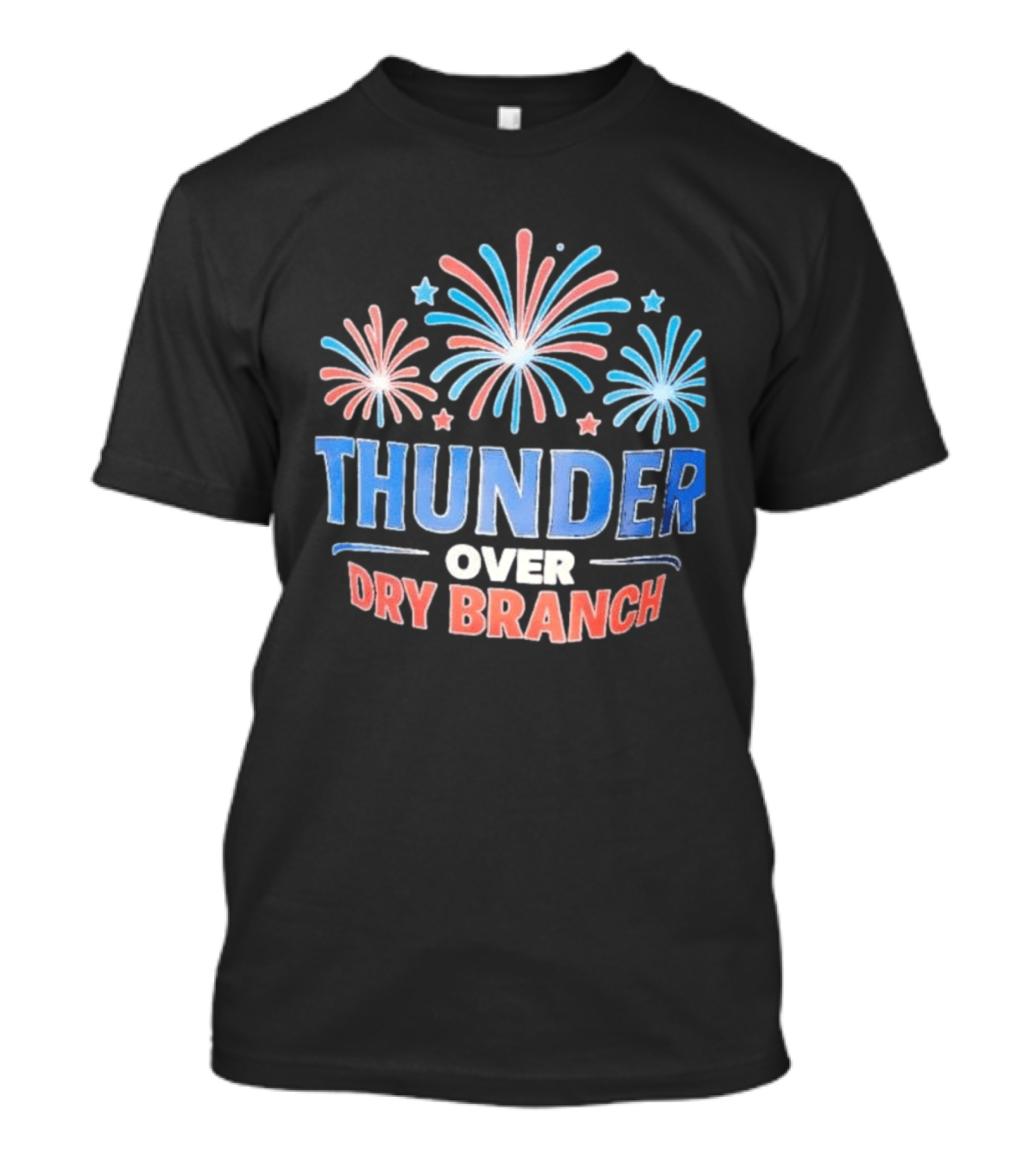 Thunder Over Dry Branch Fireworks Celebration Stars T-Shirt