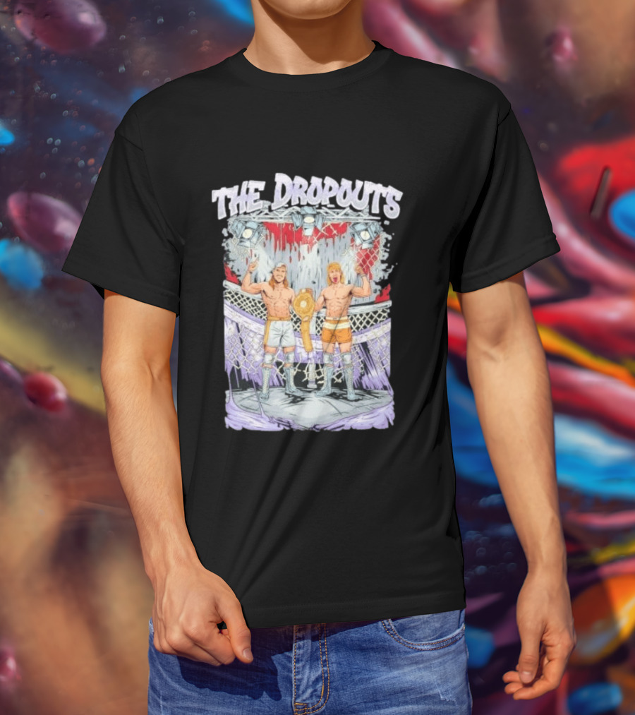 Tuckey And Scott Green The Dropouts Wrestling Champions In The Cage T-Shirt