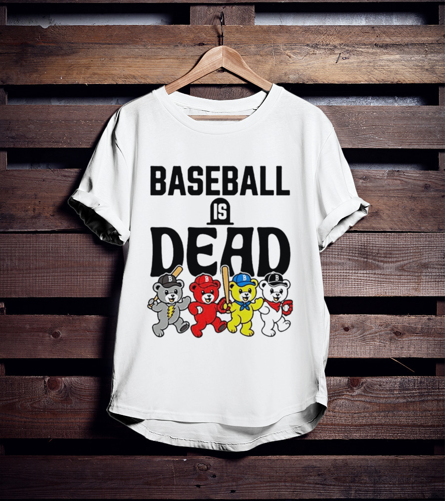 Grateful Dead Baseball Bears Is Dead Night T-Shirt