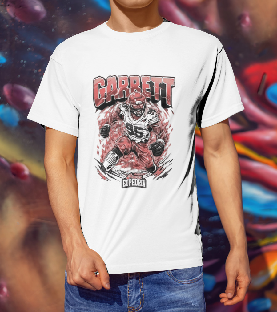Garrett Inferno Hysteria Fiery Football Warrior T-Shirt
