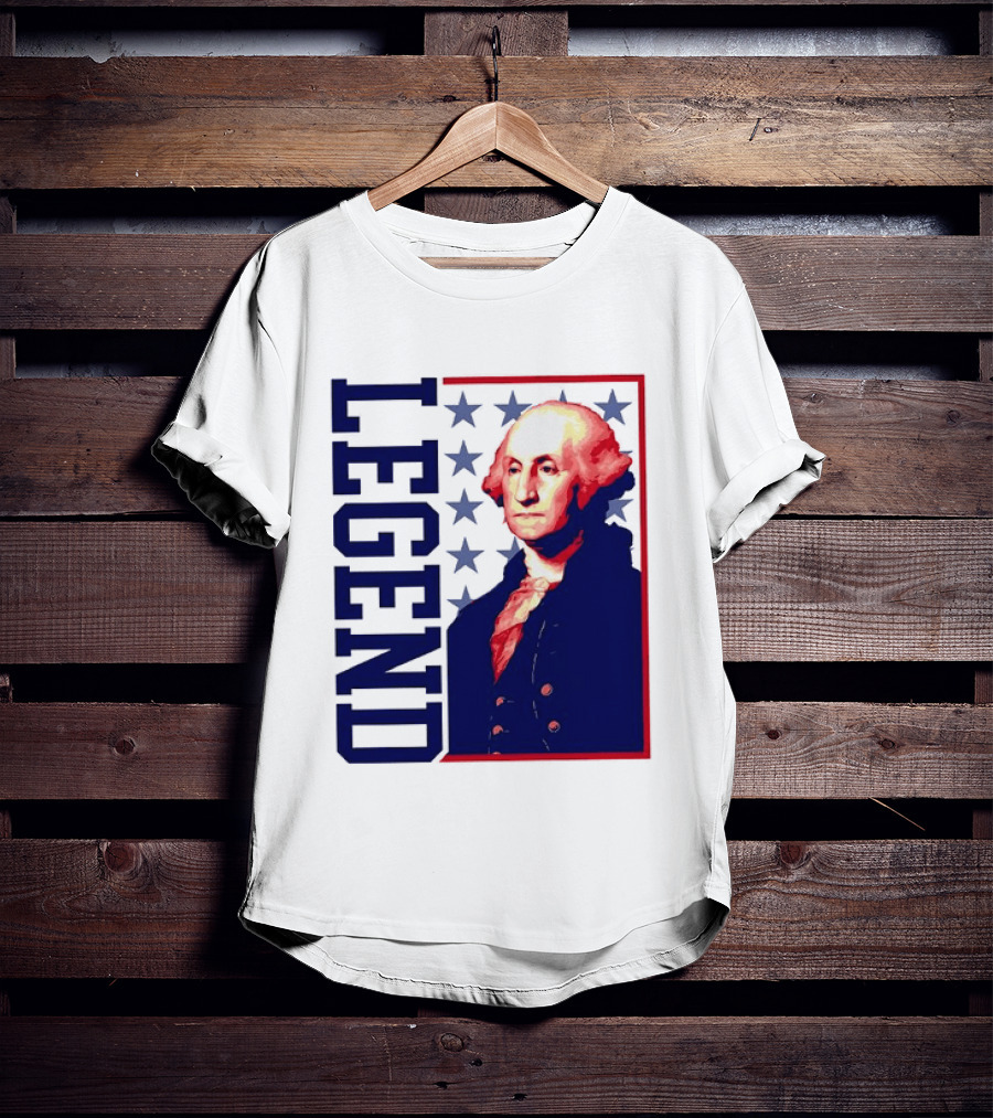 Legend George Washington 250th Anniversary America Freedom T-Shirt