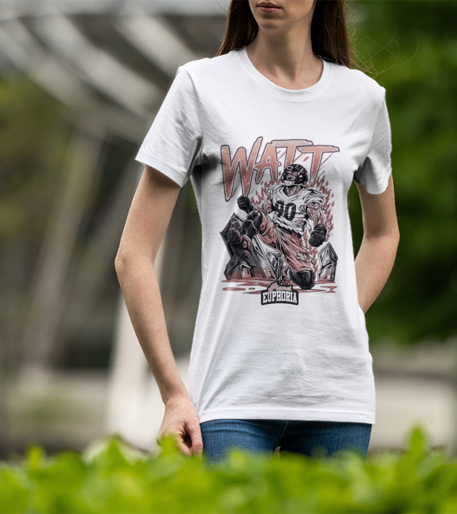 Watt Unstoppable Roar Number 90 Euphoria T-Shirt