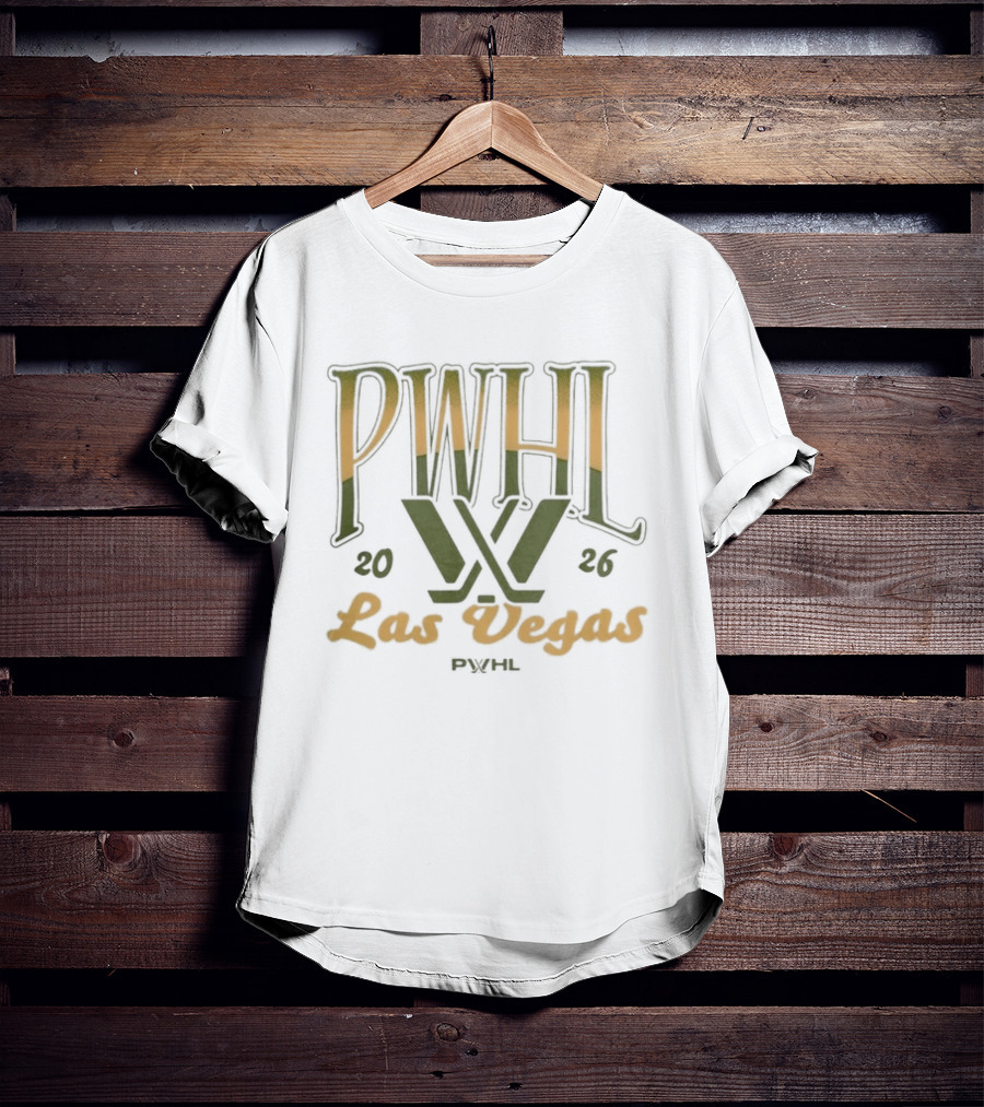 PWHL 2026 Las Vegas Hockey Essentials T-Shirt