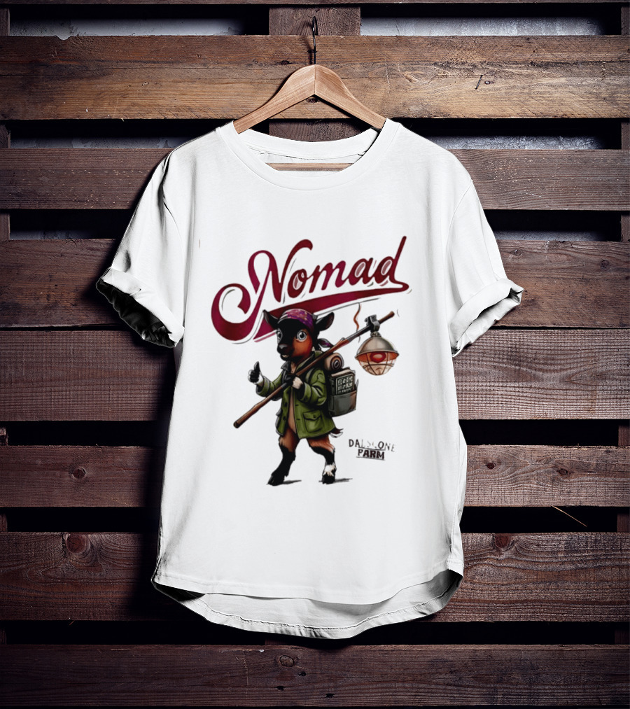 Dalscone Nomad Adventurous Goat Trekker With Lantern T-Shirt