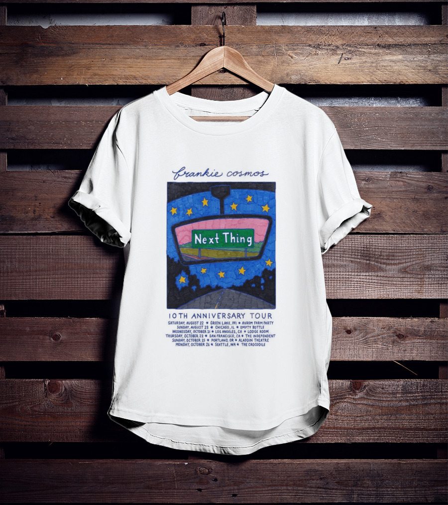 Frankie Cosmos World Tour Next Thing 2026 T-Shirt