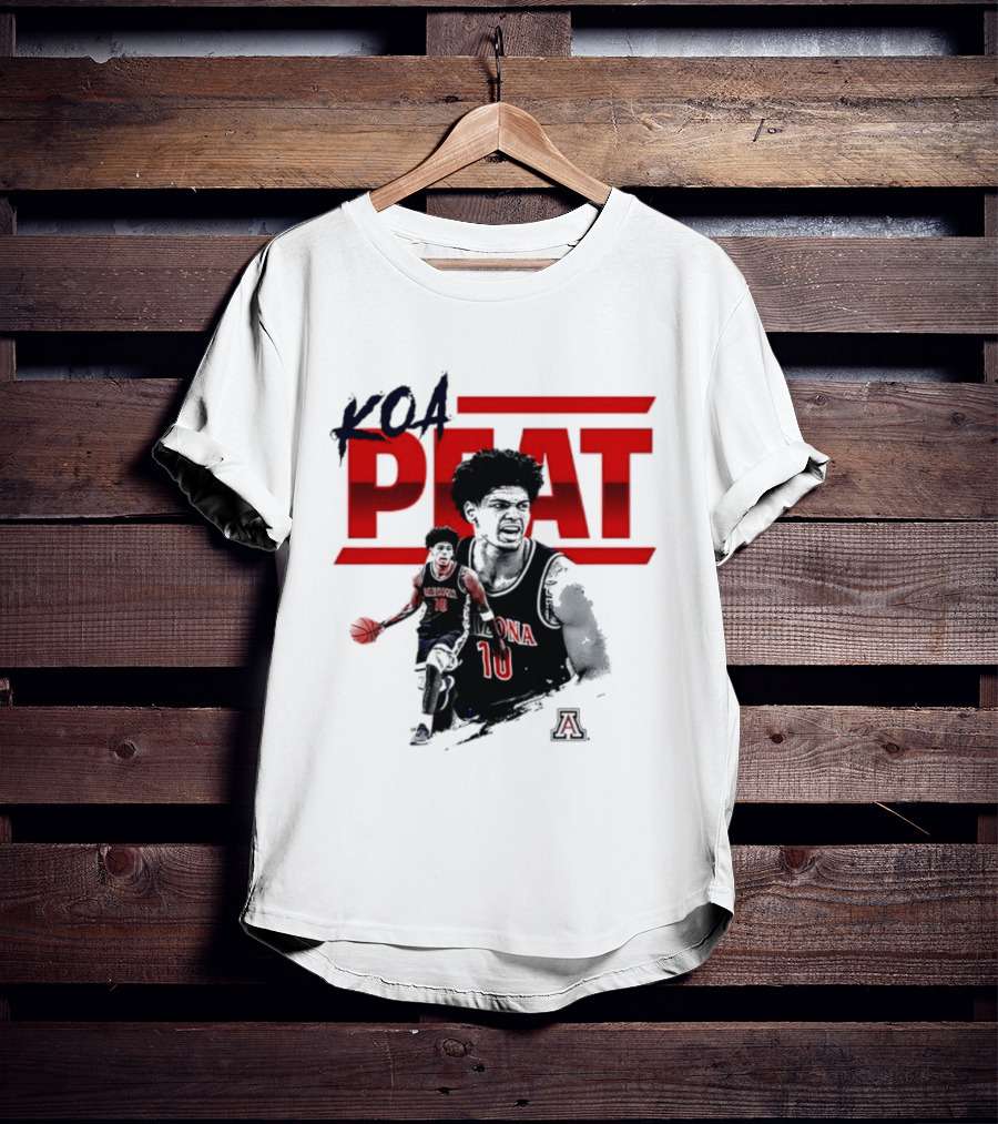 Koa Peat Arizona 10 Wildcats Basketball T-Shirt