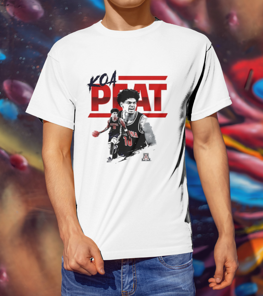 Koa Peat Arizona 10 Wildcats Basketball T-Shirt