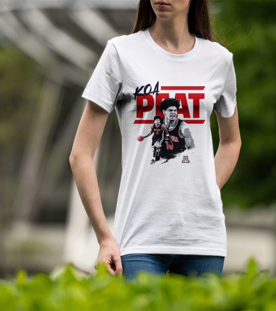 Koa Peat Arizona 10 Wildcats Basketball T-Shirt