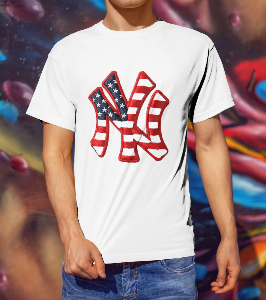 Yankees 4th Of July Stars And Stripes NY 2026 Giveaway T-Shirt