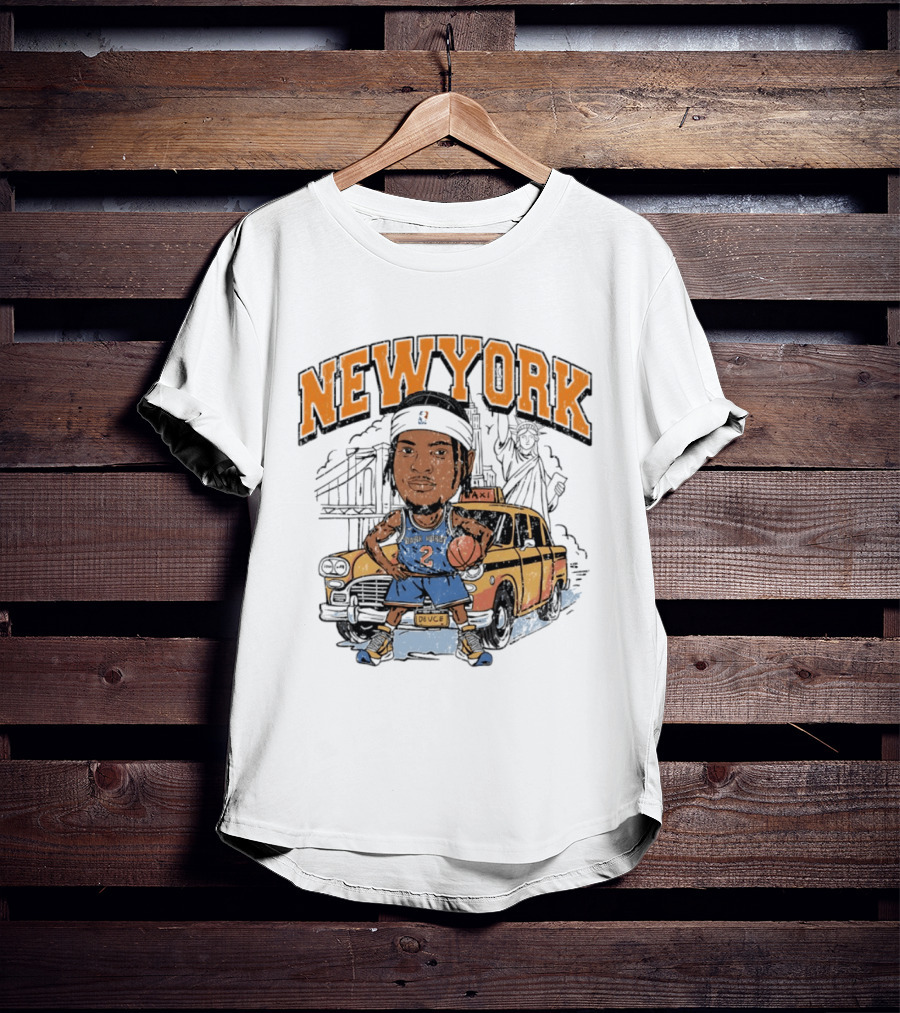 New York Knicks Deuce Taxi Miles McBride 2 Basketball Player T-Shirt