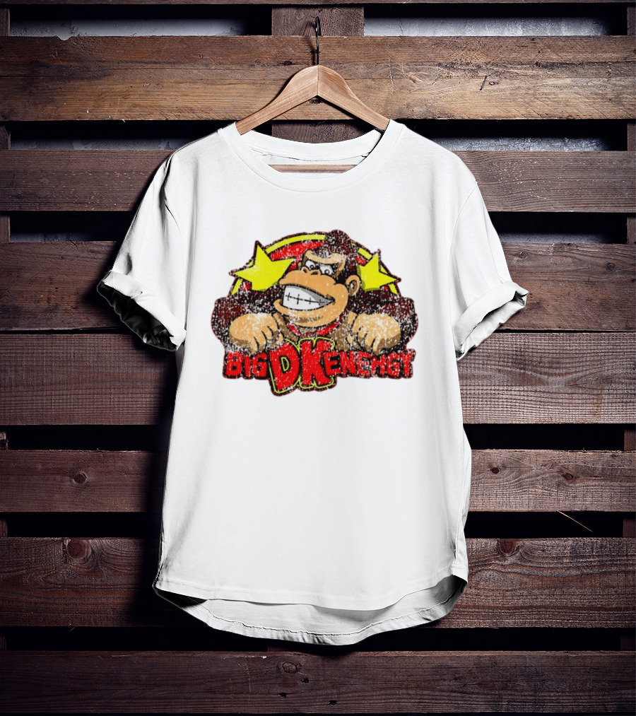 BIG DK Energy Retro Style Gaming Ape T-Shirt