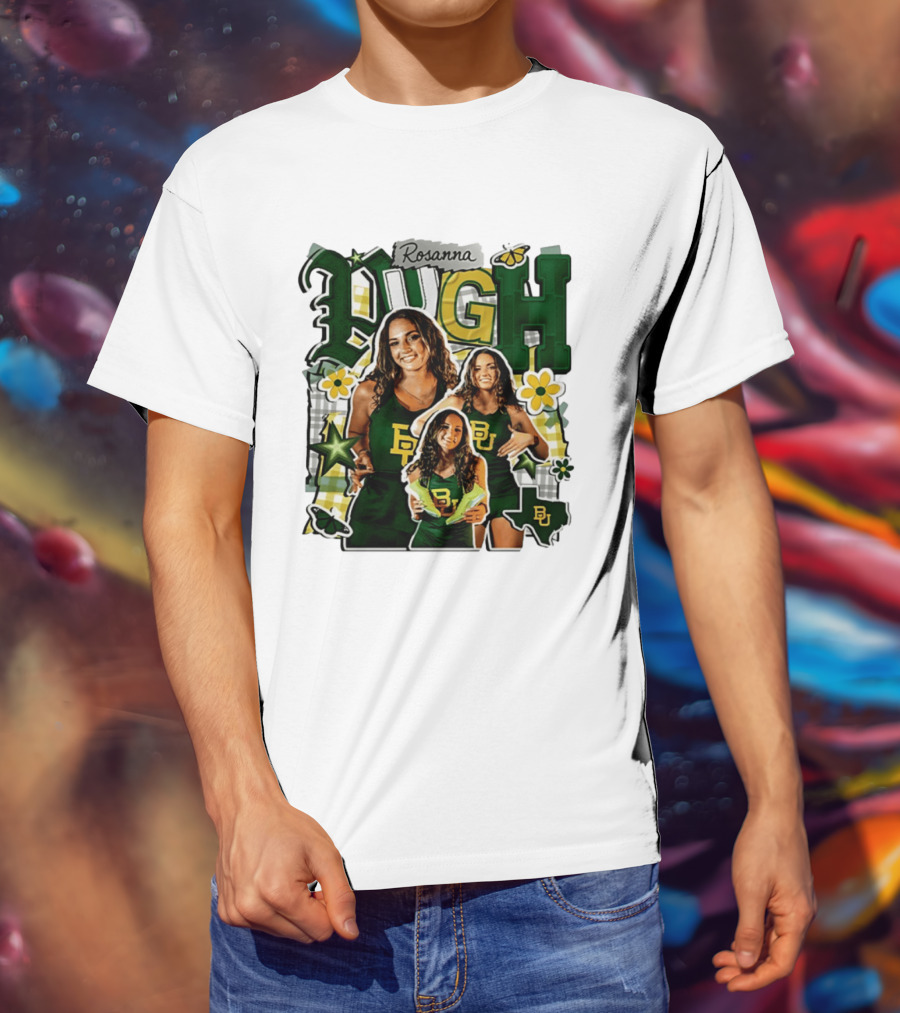 Rosanna Pugh Baylor Track And Field Team Collage T-Shirt