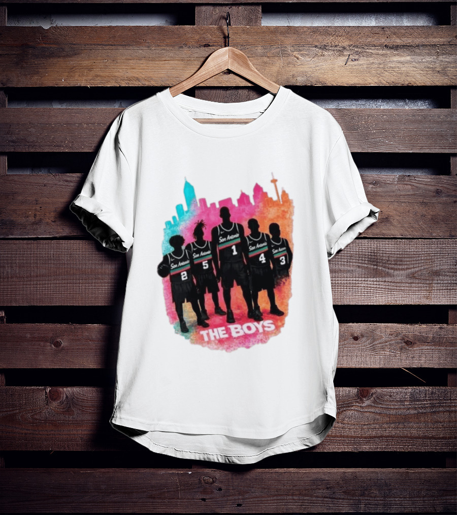 San Antonio Splash Hoops Skyline The Boys T-Shirt