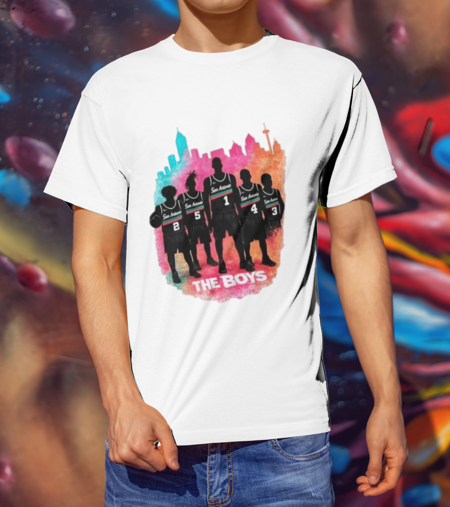 San Antonio Splash Hoops Skyline The Boys T-Shirt