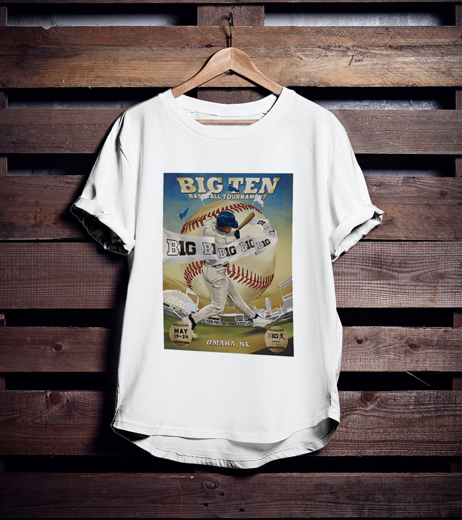 Big Ten Baseball Tournament 2026 Omaha May 19 24 T-Shirt