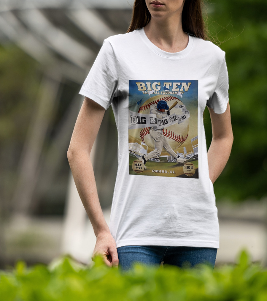 Big Ten Baseball Tournament 2026 Omaha May 19 24 T-Shirt