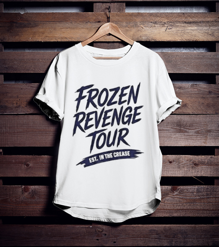 Frozen Revenge Tour Buffalo Sabres Est. In The Crease T-Shirt