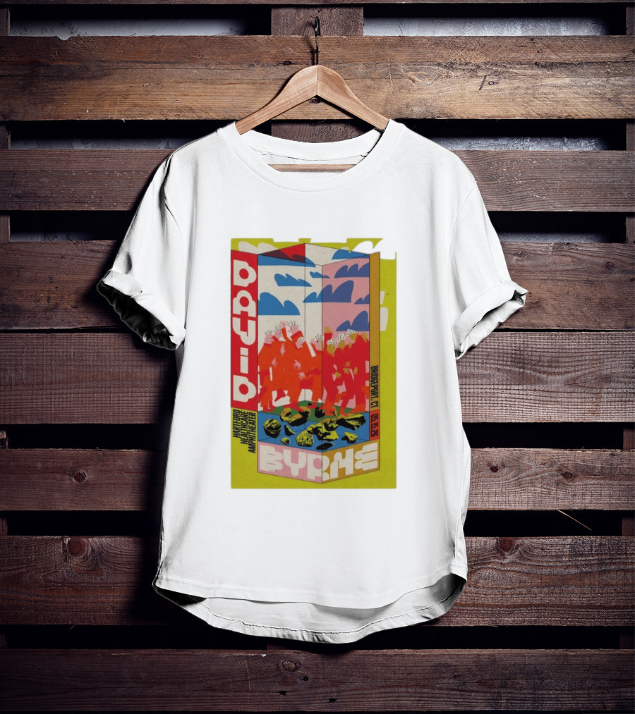 David Byrne Hartford Healthcare Amphitheater Bridgeport CT May 15 2026 Tour T-Shirt