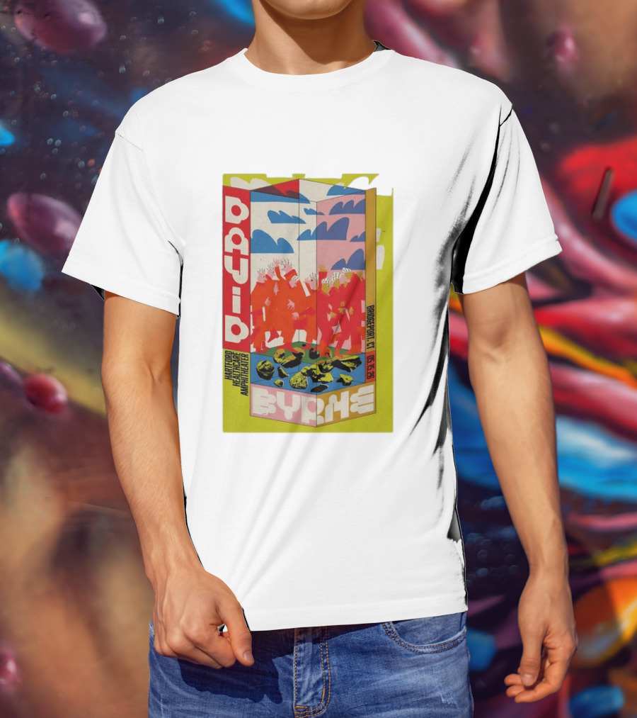 David Byrne Hartford Healthcare Amphitheater Bridgeport CT May 15 2026 Tour T-Shirt