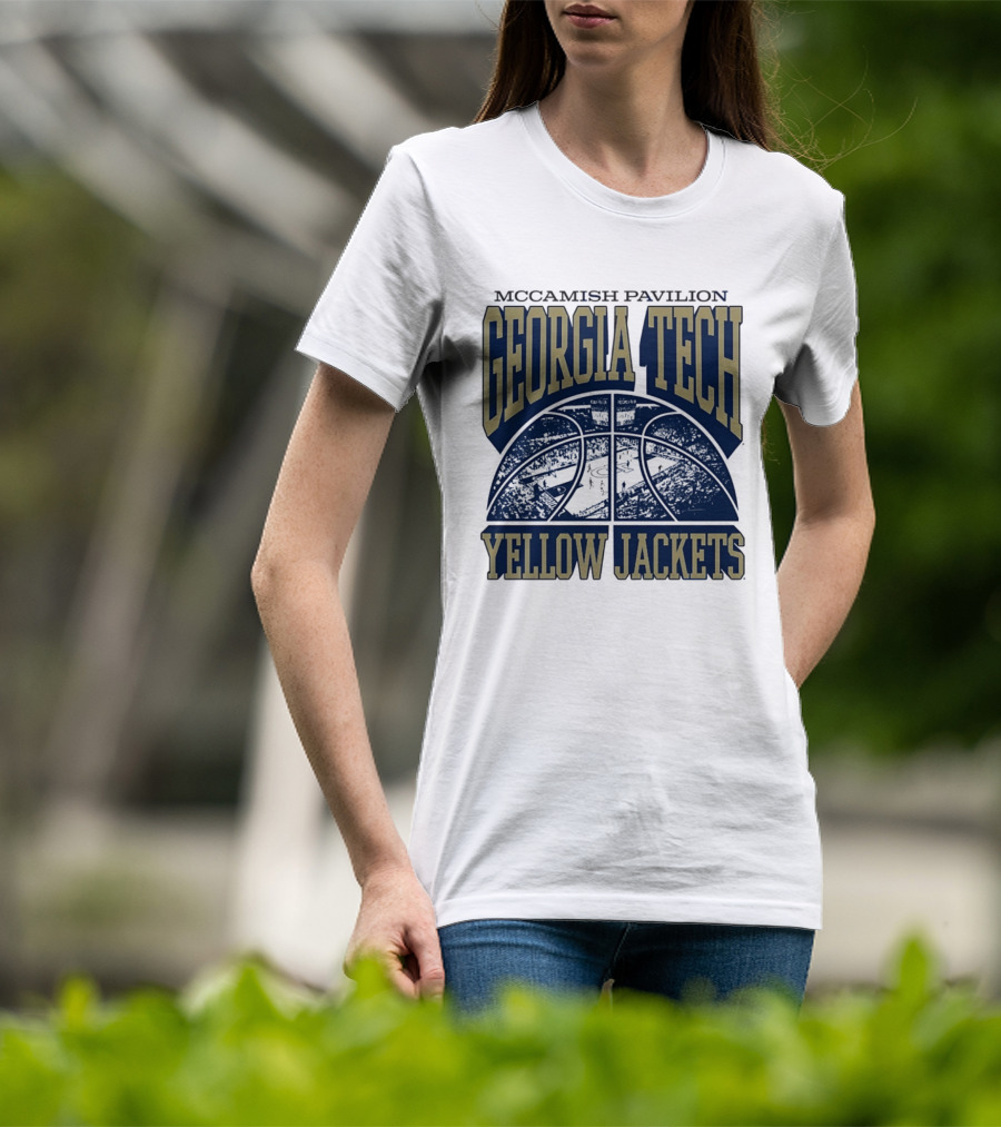 Georgia Tech Yellow Jackets Basketball McCamish Pavilion Georgia Tech Yellow Jackets T-Shirt