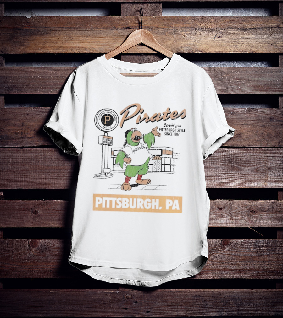 Pittsburgh Pirates Servin' You Pittsburgh PA Since 1887 T-Shirt