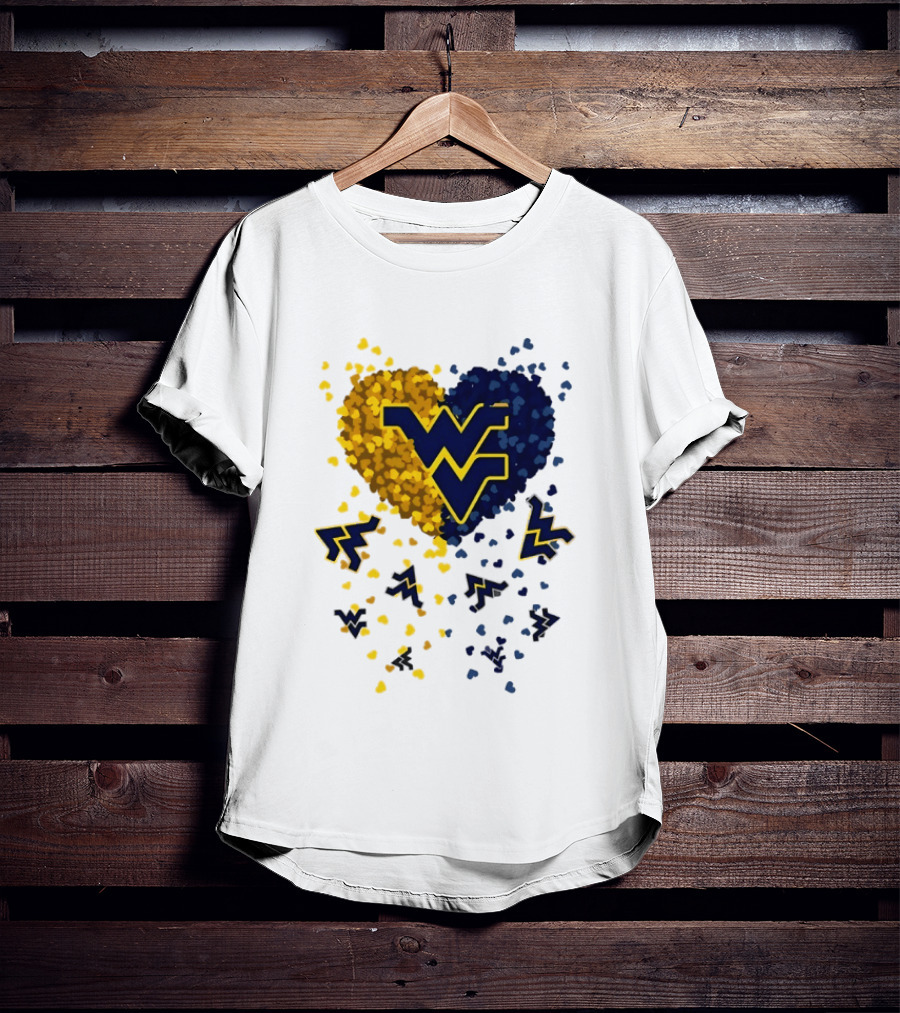 Heart Of West Virginia Mountaineers WV Football 2026 T-Shirt