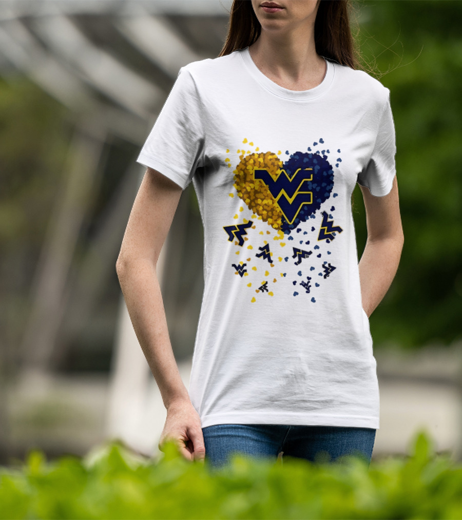 Heart Of West Virginia Mountaineers WV Football 2026 T-Shirt