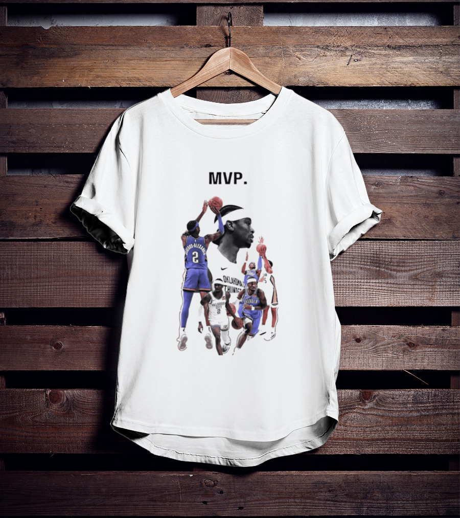 SGA Shai Gilgeous Alexander OKC Thunder MVP T-Shirt